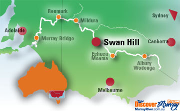 Map of Swan Hill