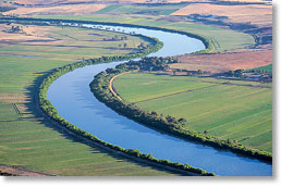 Aerial over Tailem Bend