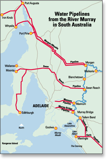 Water Pipelines in South Australia