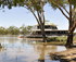 Mooring in high river