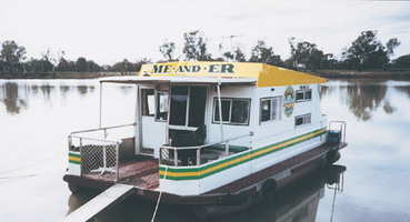 this compact houseboat is ideal for the young and not so young