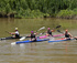 Junoir paddlers at the 2013 Murray Marathon