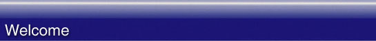 Welcome title bar