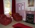 Lounge room of the Chandelier Suite