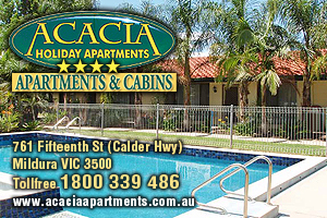 Acacia Holiday Apartments & Cabins logo