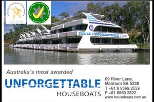 Unforgettable Houseboats logo