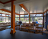 Great kitchen overlooking open plan dining living room