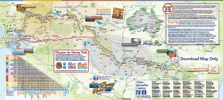 Discover Murray River Trail map only