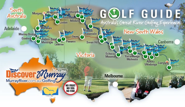 Murray River Golf Map