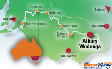 Map of Albury