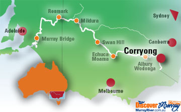 Map of Corryong