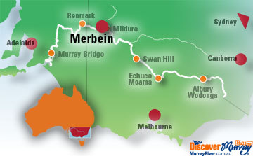 Map of Merbein