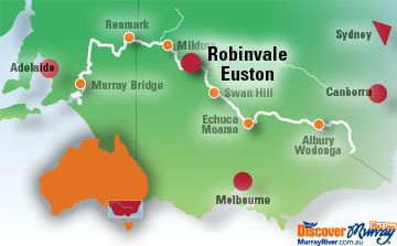 Map of Robinvale