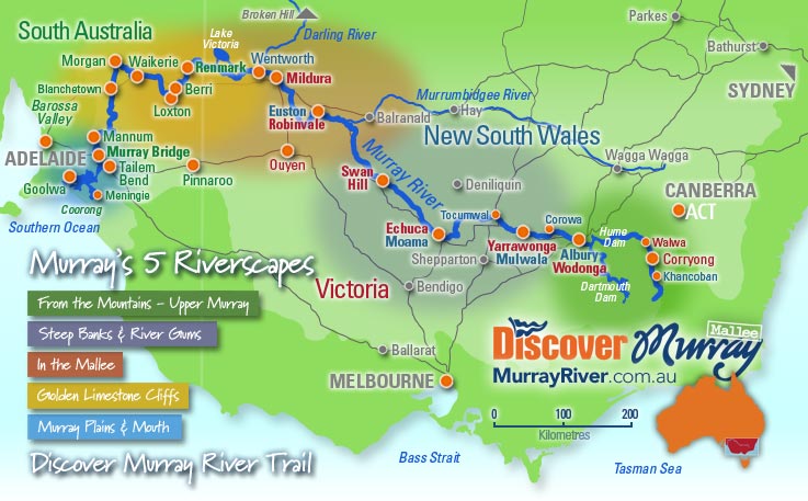 Discover Murray River Map