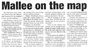 Border Times - Mallee on the Map