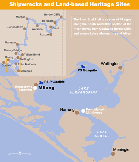 Milang map