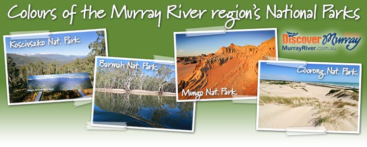 Colours of the Murray River region's National Parks