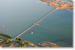 Goolwa Barrage aerial