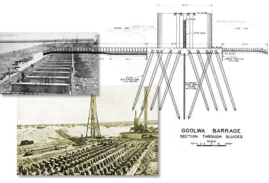 Goolwa Barrage Sluice