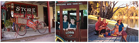 Historic sights at swan hill