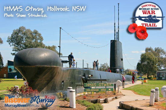 HMAS Otway in Holbrook NSW - Discover Murray River War Trail